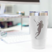 Girls Lacrosse 20 oz. Double Insulated Tumbler - Player Silhouette