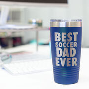 Soccer 20 oz. Double Insulated Tumbler - Best Dad Ever