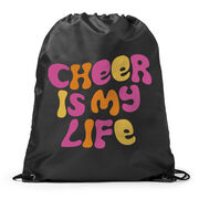 Cheerleading Drawstring Backpack - Cheer Is My Life