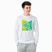 Tennis Long Sleeve Performance Tee - Let's Raise A Racket
