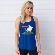  Soccer Flowy Racerback Tank Top - Soccer Ghoul