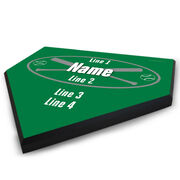 Softball Personalized Team Home Plate Plaque