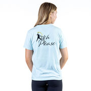 Softball Short Sleeve T-Shirt - Pitch Please (Back Design)