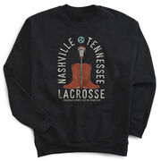 Guys Lacrosse Crewneck Sweatshirt - Nashville Lacrosse