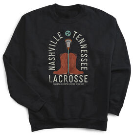 Guys Lacrosse Crewneck Sweatshirt - Nashville Lacrosse