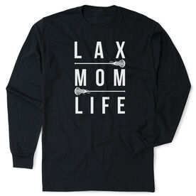 Girls Lacrosse Tshirt Long Sleeve - Lax Mom Life