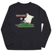 Soccer Long Sleeve Performance Tee - Soccer Ghoul