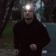 Running LED Lighted Performance Beanie - Sunrise