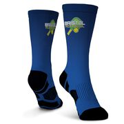 Custom Team Graphic Flex Mid-Calf Socks - Pickleball
