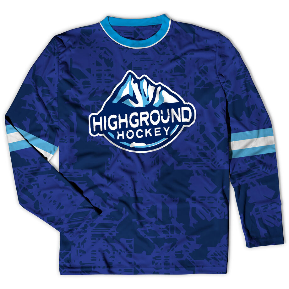 Custom Team Long Sleeve Velocitee T-Shirt  -  Hockey