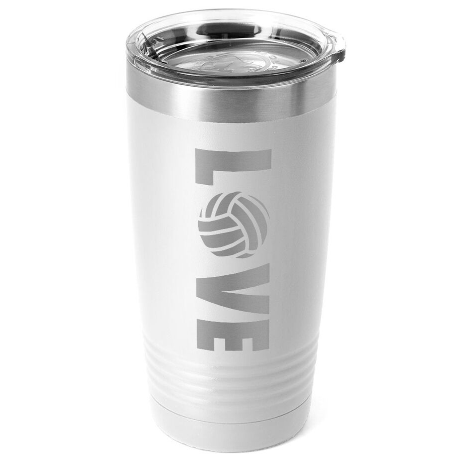 Volleyball 20 oz. Double Insulated Tumbler - LOVE
