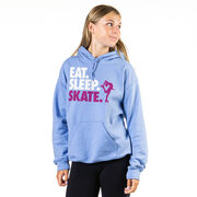 Figure Skating Hooded Sweatshirt - Eat. Sleep. Skate.