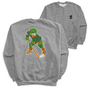 Hockey Crewneck Sweatshirt - St. Hat-Trick (Back Design)