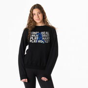 Hockey Crewneck Sweatshirt - Bones Heal Hockey