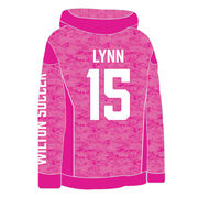 Soccer Hoodie - Wilton Soccer Digital Camo (Pink)