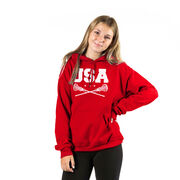 Girls Lacrosse Hooded Sweatshirt - USA Girls Lacrosse