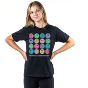 Volleyball Short Sleeve T-Shirt - Volleyball Makes Me Happy