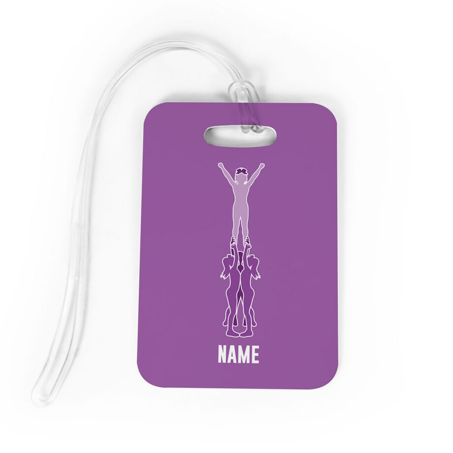 Cheerleading Bag/Luggage Tag - Cheer Stunt