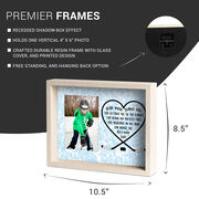 Hockey Premier Frame - Dear Mom Heart