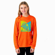 Tennis Long Sleeve Performance Tee - Let's Raise A Racket