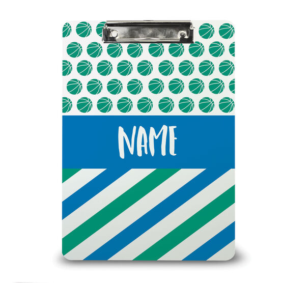 Basketball Custom Clipboard Personalized Basketball Pattern