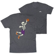 Basketball Short Sleeve T-Shirt - Bones Baller (Back Design)