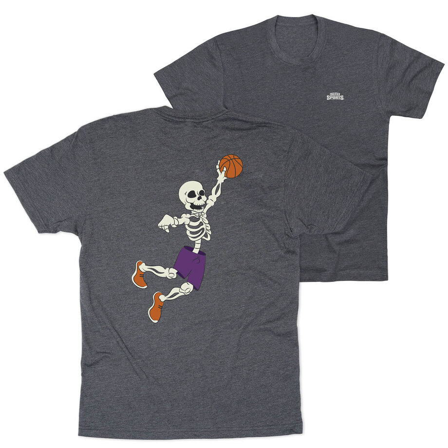 Basketball Short Sleeve T-Shirt - Bones Baller (Back Design)