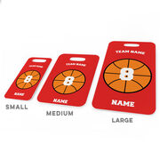 Basketball Bag/Luggage Tag - Basketball Team Ball