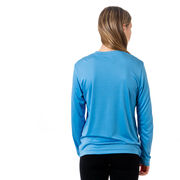 Gymnastics Long Sleeve Performance Tee - Eat. Sleep. Gymnastics.