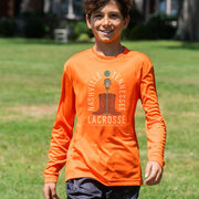 Guys Lacrosse Long Sleeve Performance Tee - Nashville Lacrosse