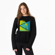 Tennis Crewneck Sweatshirt - Let's Raise A Racket