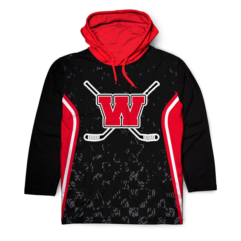 Custom Team Lightweight Long Sleeve ShieldDri Hoodie -  Hockey
