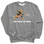 Hockey Crewneck Sweatshirt - Hat-Trick or Treat