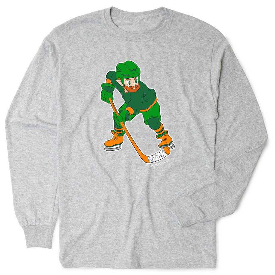 Hockey Tshirt Long Sleeve - St. Hat-Trick