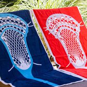 Guys Lacrosse Beach Towel - Lax Time