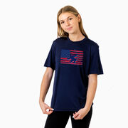 Hockey Short Sleeve Performance Tee - Hockey Land That We Love