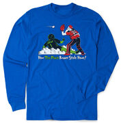 Baseball Tshirt Long Sleeve - How The Pinch Stole Home