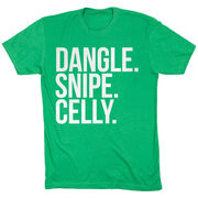 Hockey Short Sleeve T-Shirt - Dangle Snipe Celly Words