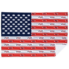 Hockey Premium Blanket - USA Flag
