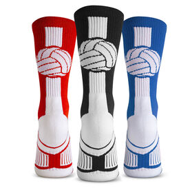 Volleyball Woven Mid-Calf Sock Set - Ace