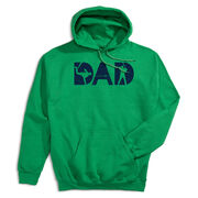 Baseball Hooded Sweatshirt - Baseball Dad Silhouette