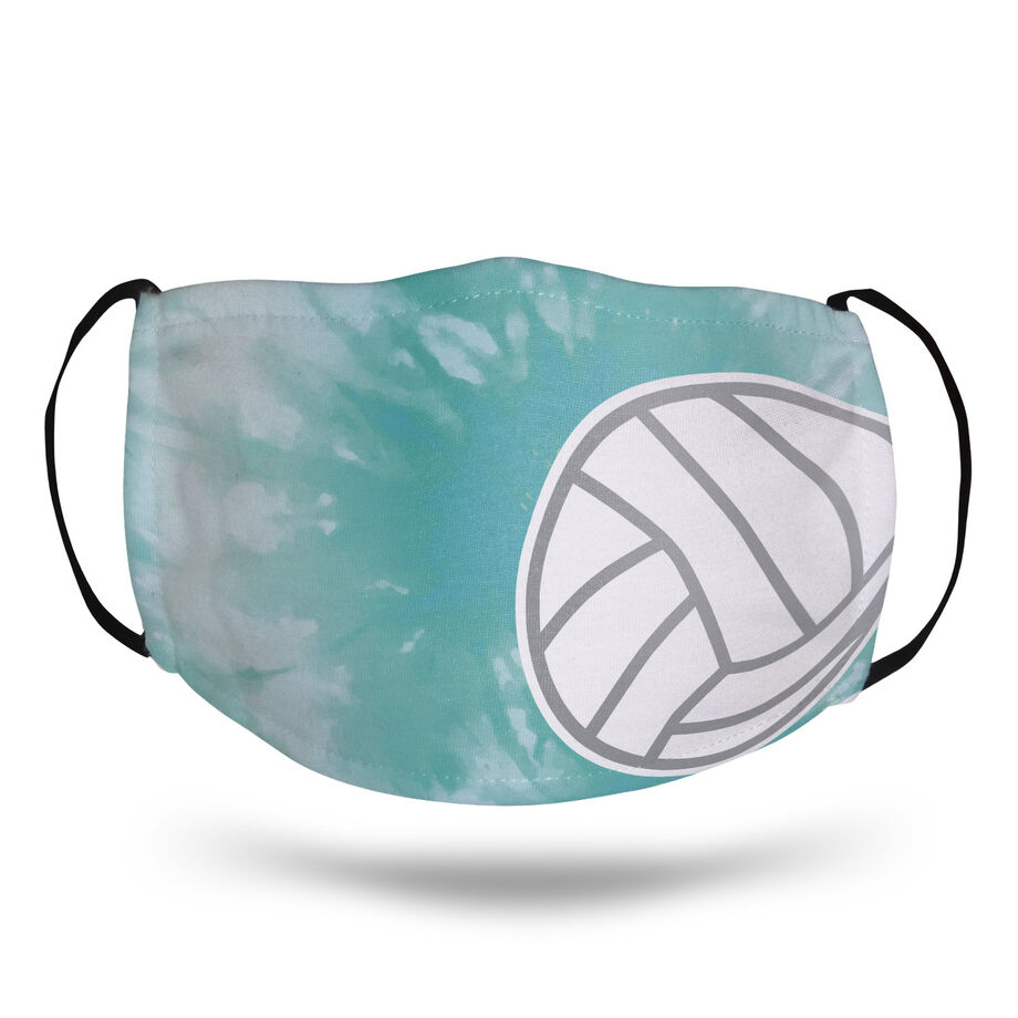 Volleyball Face Mask - Volleyball Tie-Dye