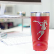 Guys Lacrosse 20 oz. Double Insulated Tumbler - Player Silhouette