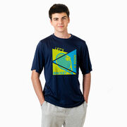 Tennis Short Sleeve Performance Tee - Let's Raise A Racket