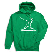 Baseball Hooded Sweatshirt - Baseball Player