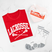 Guys Lacrosse Heart SportzBox- Talk With Sticks