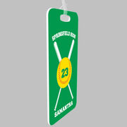 Softball Bag/Luggage Tag - Personalized Team Crossed Bats