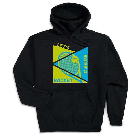 Tennis Hooded Sweatshirt - Let's Raise A Racket