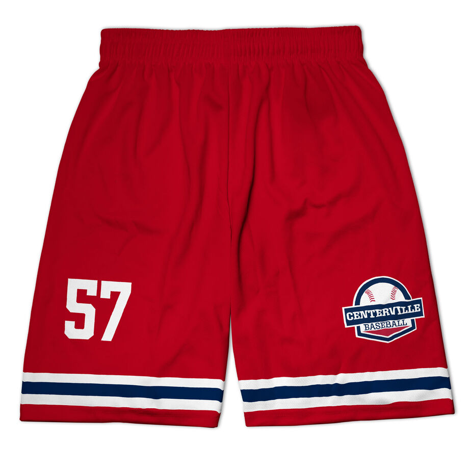 Custom Team Classic Fit Shorts -  Baseball