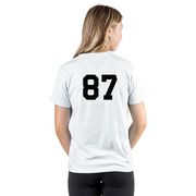 Hockey T-Shirt Short Sleeve - Hockey Girl Glitch